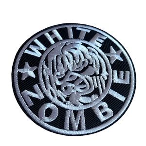 White Zombie Embroidered Iron On Patch 80's American Heavy Metal Band Noise Rock